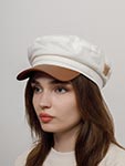 Кепка STETSON арт. 6291120 PEABODY COTTON (белый)